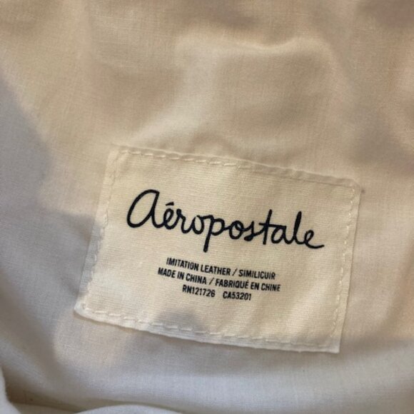 Aeropostale American USA Flag Backpack Blue Red White Stripes & Stars - Picture 7 of 7